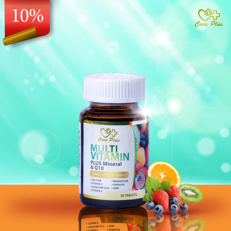 Care Plus Multi Vitamin Plus Mineral & Q 10 30 tables