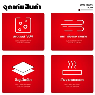 [12 แถม 12] ช้อนสแตนเลส 304 ช้อนข้าว ช้อนแกง ช้อนราเมน ช้อนซุปสแตนเลสคุณภาพสูง ขนาดใหญ่ 4×13CM