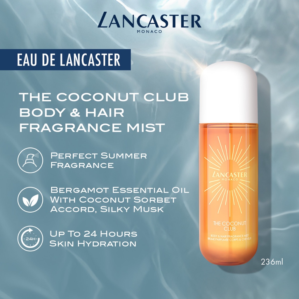 Lancaster The Coconut Club Body & Hair Fragrance Mist 236ml