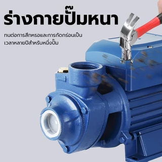 ปั๊มน้ำทรงหน้าหมู ปั๊มน้ำหอยโข่ง ปั้มน้ำแรงดัน ปั้มน้ำ 650W ปั้มน้ำไฟฟ้า ปั้มน้ำอัตมัติ ขนาด คอล์ยทองแดงแท้ ทนทาน