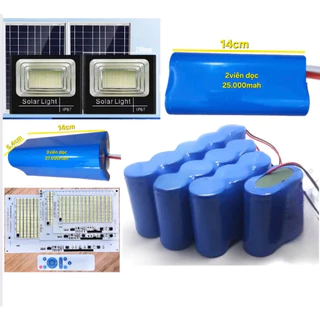 แบตเตอรี่สำหรับสปอร์ตไลท์โซล่าเซลล์ ถ่านชาร์จ 32700 3.2V 12AH/22AH/27AH/32AH/37AH แบตเตอรี่ลิเธียม