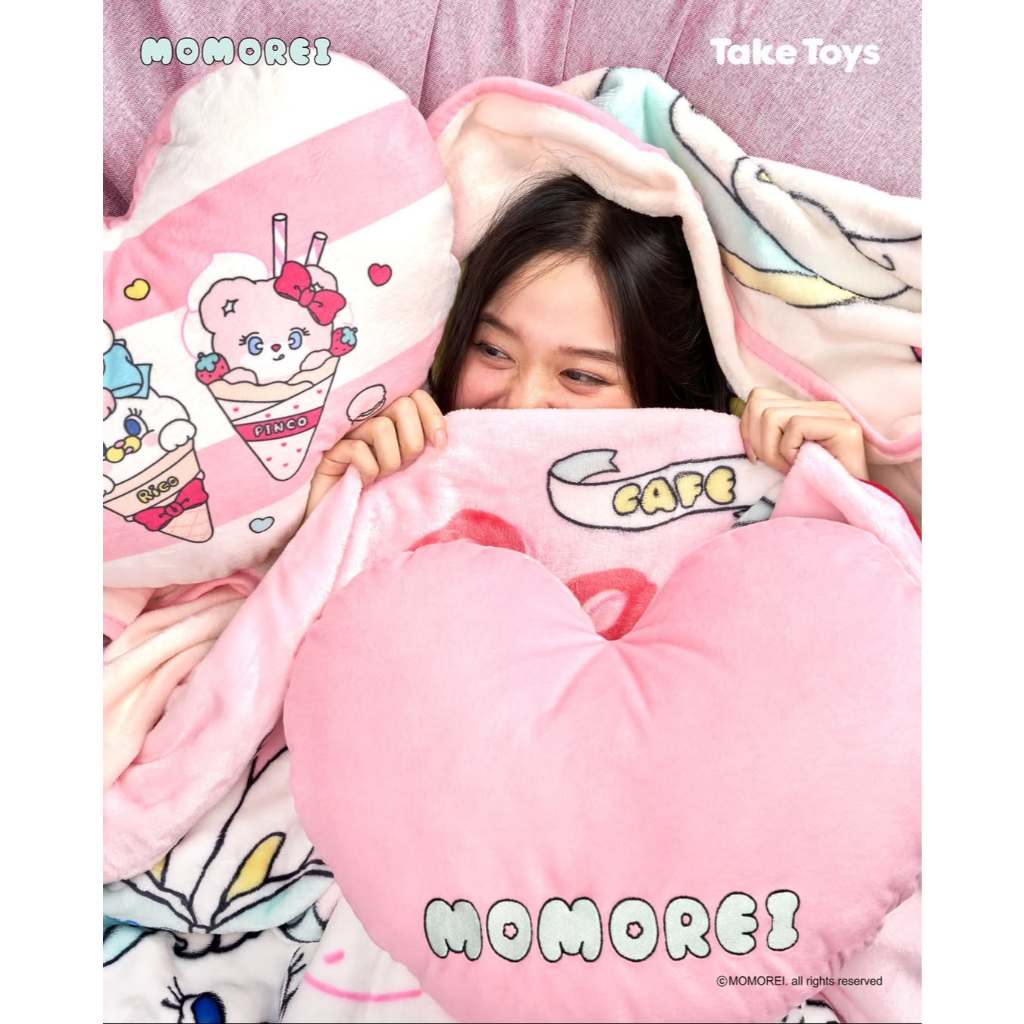 Momorei Blanket Classic Collection - ผ้าห่มโมโมเรอิ ขนาด 100*140 cm  เติมความหวานให้ทุกการพักผ่อน!🎀 แท้ 100%