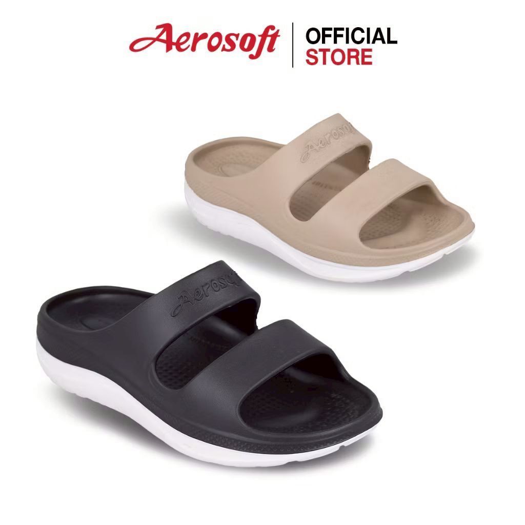 Aerosoftรองเท้าแตะผู้หญิงเพื่อสุขภาพ แก้ปวดเท้าสวมใส่สบายเท้า(แอโร่ซอฟ)รุ่น W2660 เดินนานไม่เหมื่อย ลดการกระแทก