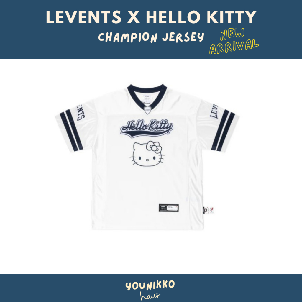 (พร้อมส่ง_ส่งด่วนได้) Levents x Hello Kitty Champion Tshirt
