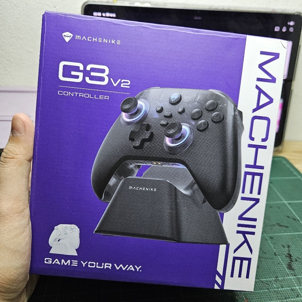 คอนโทรลเลอร์เกมไร้สาย Machenike G3 V2
Fulfilled

Tri-Mode พร้อมแท่นชาร์จ แบตเตอรี่ Hall Effect 1000m