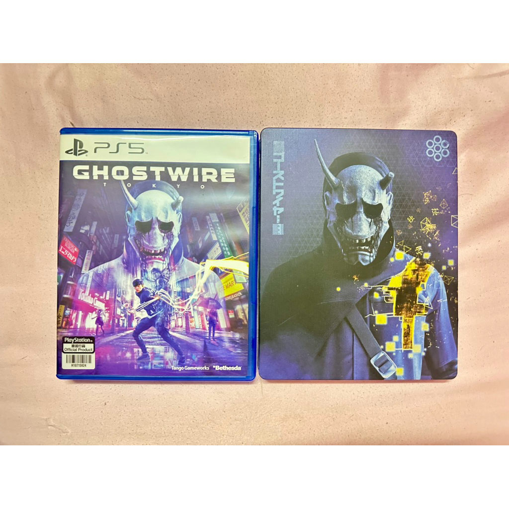 PS5 Ghostwire Tokyo✌️ มือ2 กล่องเหล็กตามรูป