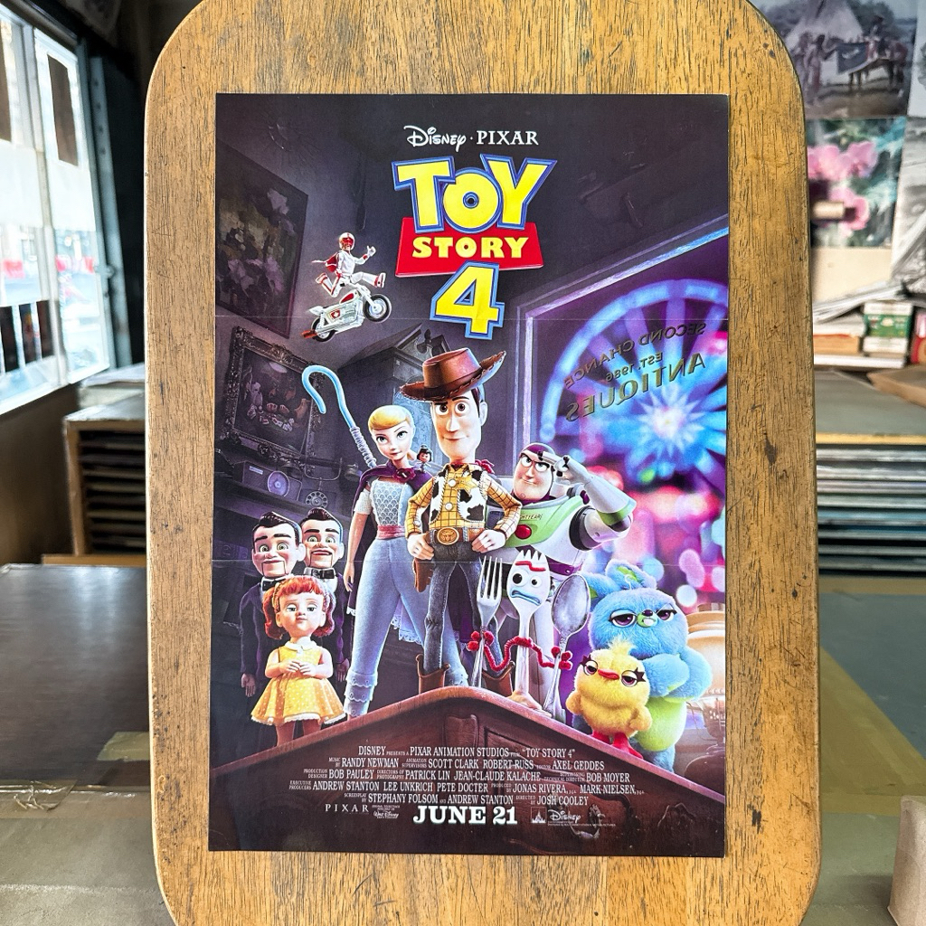 Toy Story 4 ทอยสตอรี่ 4 การ์ตูนดิสนีย์ Disney Pixar โปสเตอร์หนังการ์ตูน รูปติดผนัง โปสเตอร์ติดผนัง