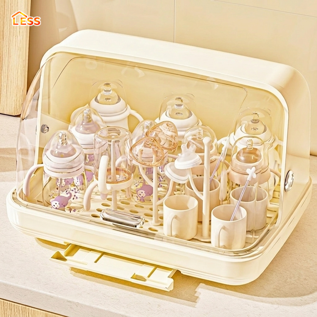 LESS กล่องเก็บขวดนม: ไอเทมลับที่แม่ให้นมต้องมี! สะอาด ปลอดภัย พกง่าย 🍼