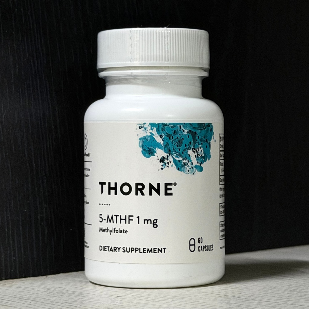 THORNE - 5-MTHF - Methylfolate (Active B9 Folate) - 60 Capsules ช่วยบำรุงสุขภาพหัวใจ พัฒนาการของทารกในครรภ์