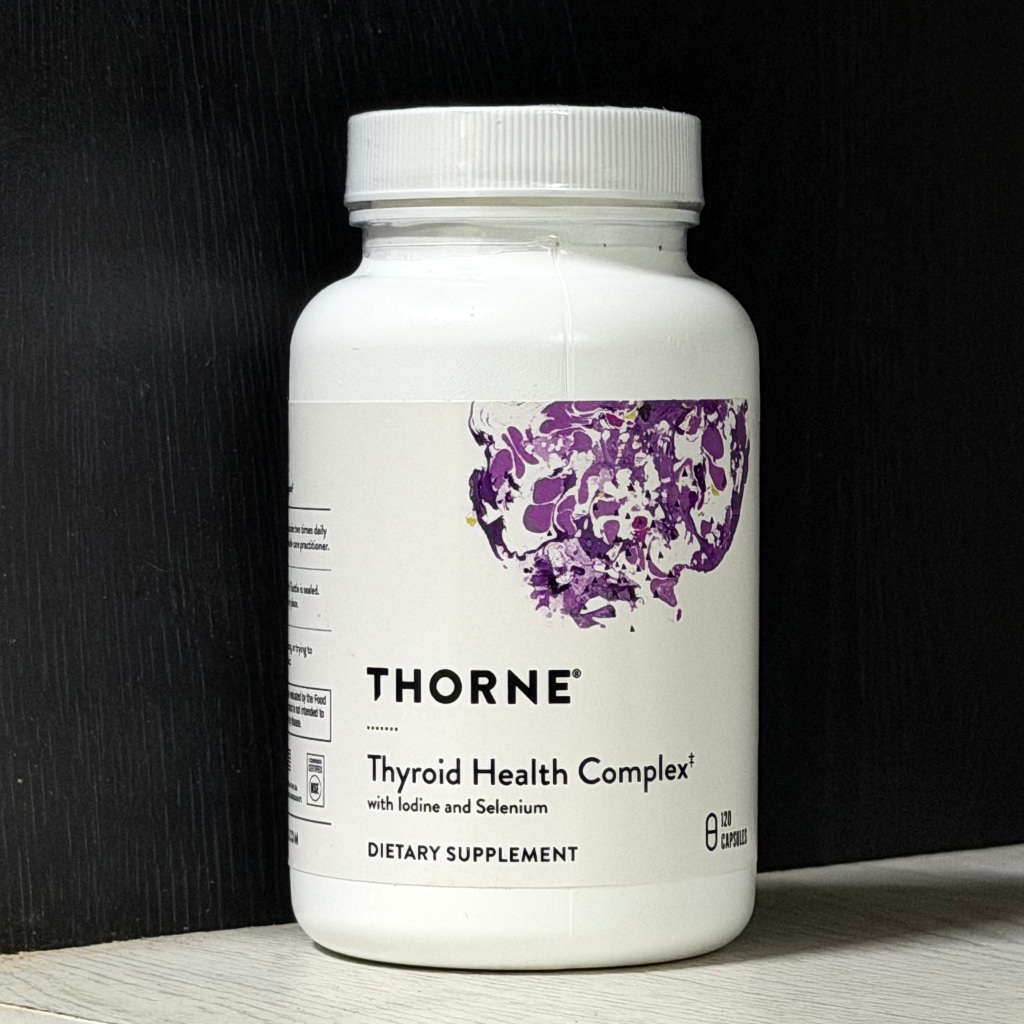 THORNE - Thyroid Health Complex 120 Capsules สนับสนุนระบบเผาผลาญ
