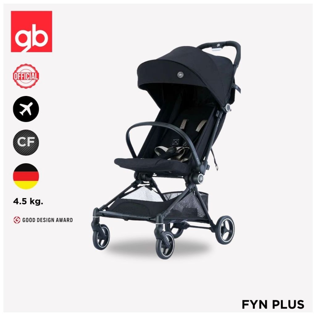 GB รถเข็นเด็กพับเล็กรุ่น FYN PLUS Carry on ขึ้นเครื่องได้ ตั้งแต่แรกเกิดถึงเด็กโต