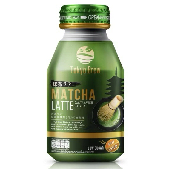 ชาเขียวมัทฉะลาเต้ พร้อมดื่ม 260ml Tokyo Brew Matcha Latte