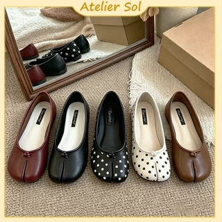 Atelier Sol รองเท้าแยกใส่แฟชั่นยอดนิยม รองเท้ากีบหมู ดีไซน์เก๋ไก๋ สินค้าเดี่ยวอินเทรนด์
