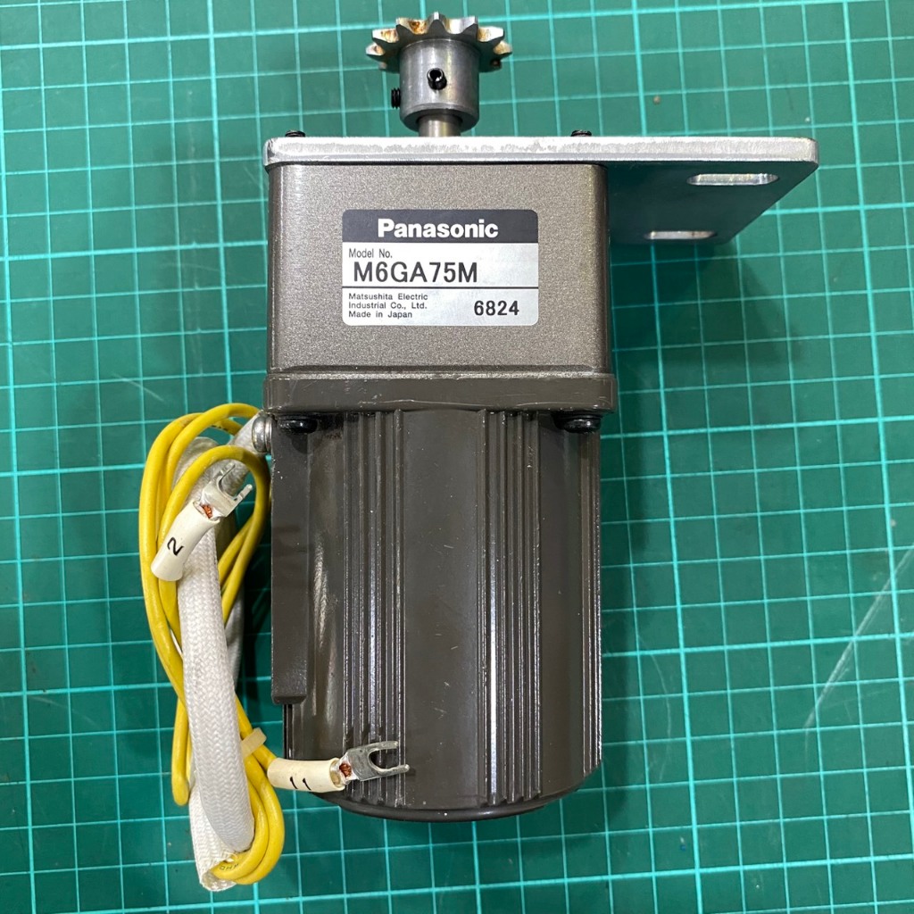 Panasonic M6RA6G4Y+ หัวเกียร์ (Gearhead) M6GA75M 1:75