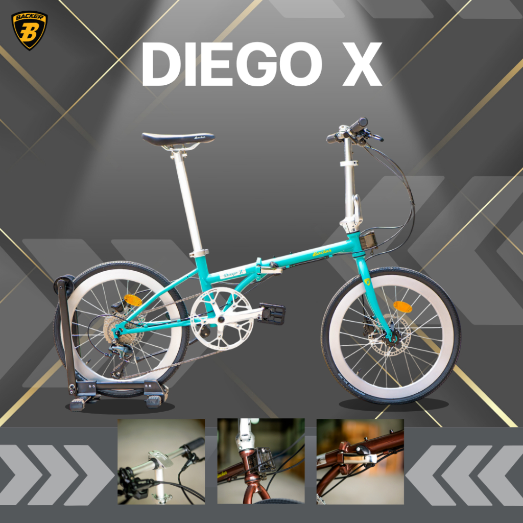 จักรยานพับ BACKER DIEGO X NEW2025