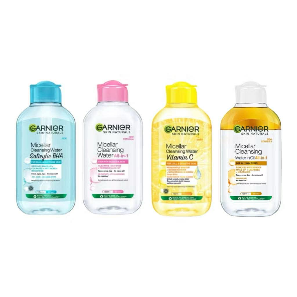 GARNIER - Skin Naturals Micellar Cleansing Water Salicylic BHA (125 ml.) คลีนซิ่ง