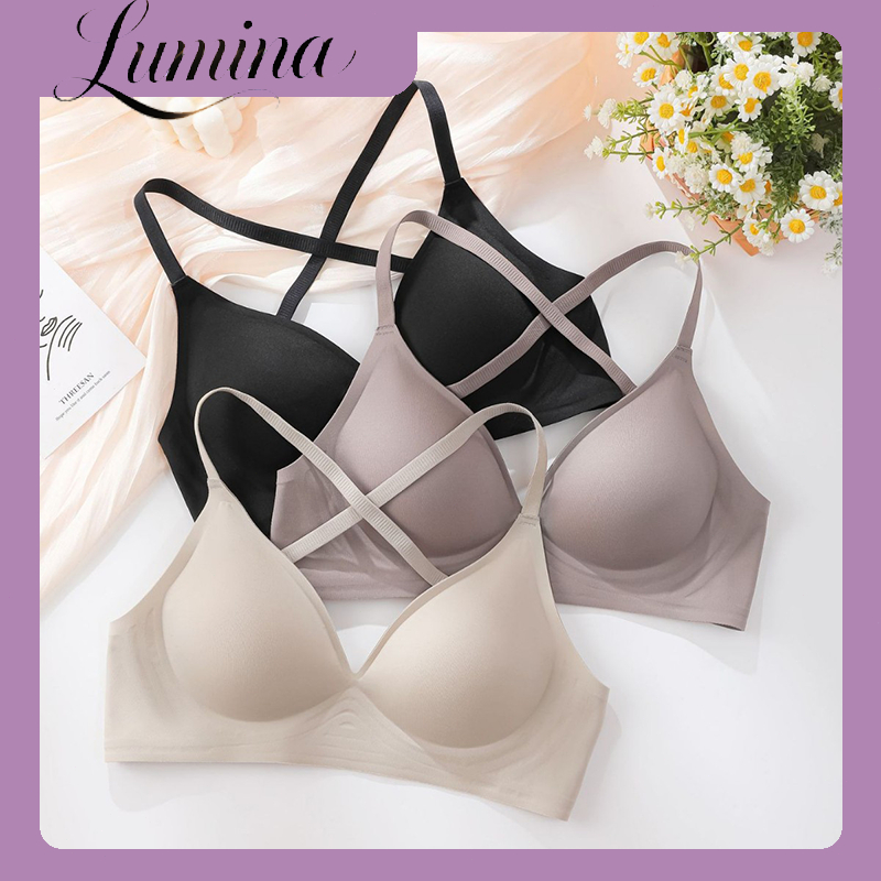 🎀จัดส่งทันที🎀 บราไร้โครง หลังเว้า U ลูกไม้ ไร้รอย บางเบา ใส่สบาย ดีไซน์เซ็กซี่ สำหรับสาวอกเล็ก
