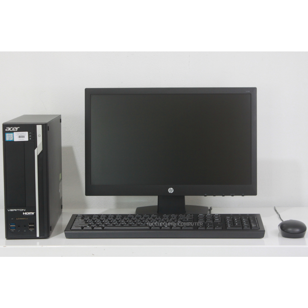 มือสอง Acer Veriton X2640G / Intel Core i3-6100 / RAM DDR4 8 GB / HDD SATA 500 GB / จอ LED 18.5 / Wi