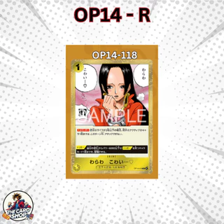 [OP14-R]Officialการ์ดOnePieceTCG/วันพีซการ์ดเกม/การ์ดแท้/การ์ดสะสม/การ์ดวันพีช/การ์ดวันพีซ/OP14-027/OP14-118