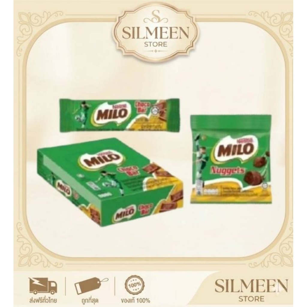 ขนมไมโล Bar 6g × 24 ห่อ/30 g×24 ห่อ