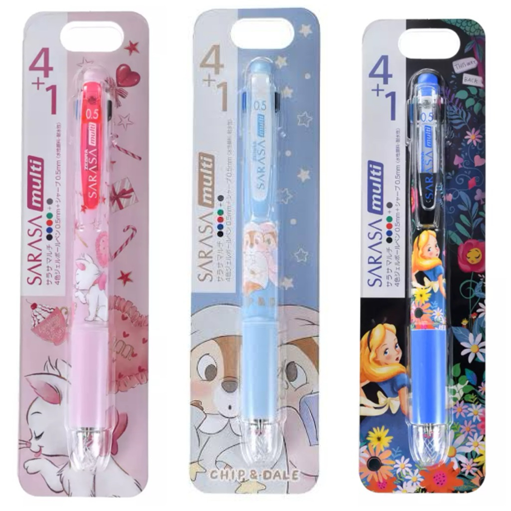 ปากกา Sarasa 4+1 ลาย Disney ของแท้ เขียนดีค่ะ💖