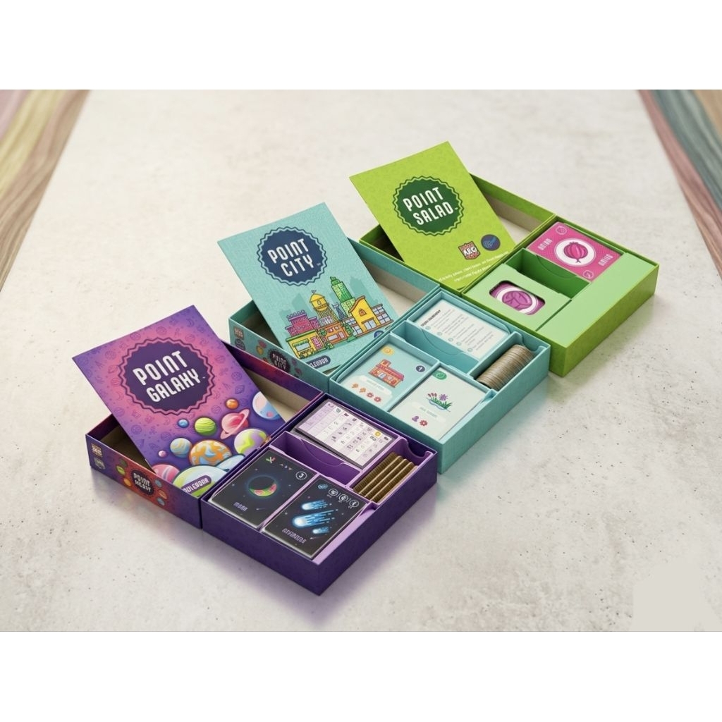​🌌 [3D Print] Insert & Organizer สำหรับ Point Salad / City / Galaxy (ใส่ซองได้) วัสดุ PETG (ไม่รวมตั