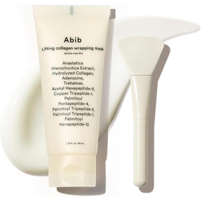 (🌼แท้ / พร้อมส่ง🌼) Abib Lifting Collagen Wrapping Mask Jericho Rose Film 100 ml. แถมแปรง