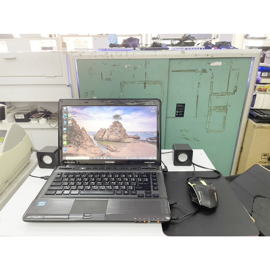 toshiba satellite P745 i7 Gen 2 Ram 8 GB ใช้งานได้ดี ราคาถูกใจ