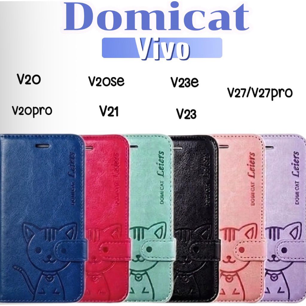เคสฝาพับ Domicat Vivo ตั้งได้เสียบัตรได้