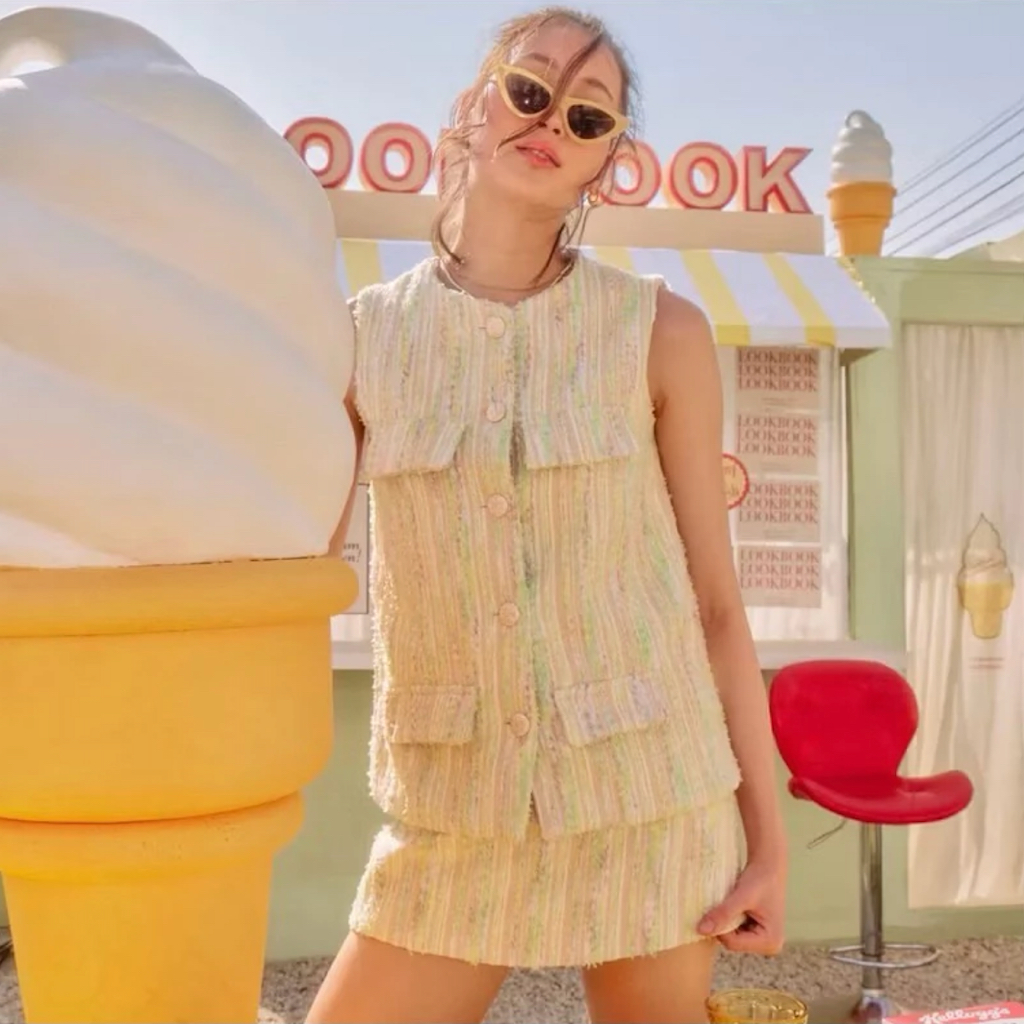 แท้💯% Lookbook Lookbooklookbook Monet Potato Top เสื้อ
