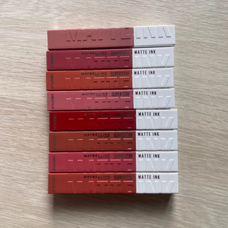(แพ็คเกจใหม่)Maybelline Superstay Matte Ink Liquid Lipstick ลิปจิ้มจุ่มเนื้อแมท เมย์เบลลีนซุปเปอร์สเตย์ แมท อิ้งค์ 5 ml