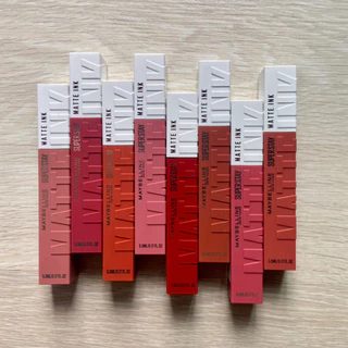 (แพ็คเกจใหม่)Maybelline Superstay Matte Ink Liquid Lipstick ลิปจิ้มจุ่มเนื้อแมท เมย์เบลลีนซุปเปอร์สเตย์ แมท อิ้งค์ 5 ml