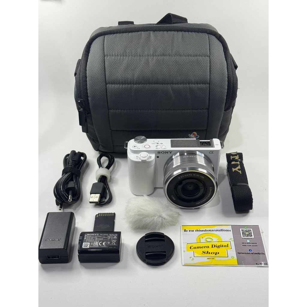 กล้องมือสอง Sony ZV-E10 + Lens Sony 16-50mm F3.5-5.6 PZ OSS