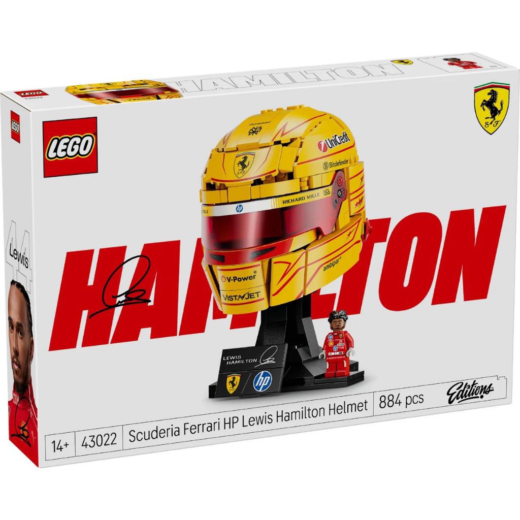 Lego Edition 43022 Scuderia Ferrari HP Lewis Hamilton Helmet สินค้าใหม่ พร้อมส่ง ของแท้ 100% – โปรปัง