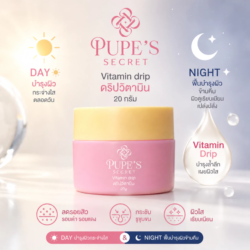 Vitamins Drip Cream ดริปปวิตามิน  20 กรัม