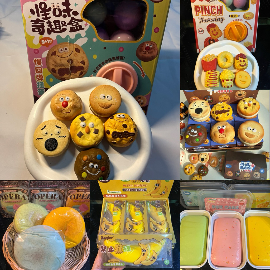 🧸squishy ice cream/opera chameleon & ขนมปังเปลี่ยนสี/รุ่น Limited mido🧸