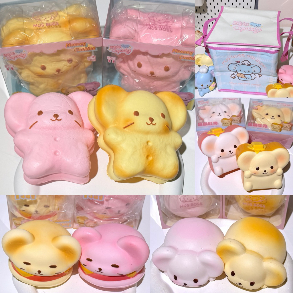 พร้อมส่ง‼️ สกุชชี่ ‘ Mus squishy ‘🐹🍞 น่ารักมาก **ดูโปรกระเป๋ารูป 2** 📌อ่านรายละเอียดก่อนกดรูป 3-4📌 |