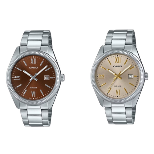 CASIO นาฬิกาข้อมือผู้ชาย สายสแตนเลส รุ่น MTP-1302DD,MTP-1302DD-5A,MTP-1302DD-9A
