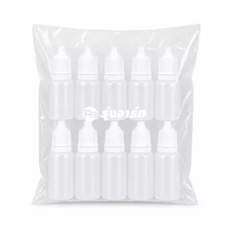 ขวดหยดพลาสติก ขนาด 3/10/15/60 ml (แพ็ค 10 ชิ้น) ขวดบีบใส ขวดแบ่งน้ำยา พร้อมใช้งาน DIY / เรซิ่น / เคมี