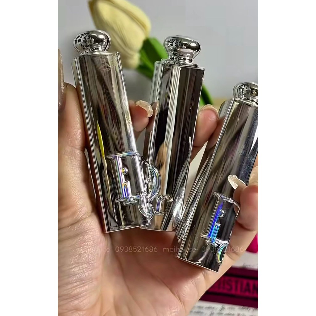ลิปสติก Dior Addict Glass 🤍 ปลอกสีเงิน เคสซื้อแยก รูปที่ 4