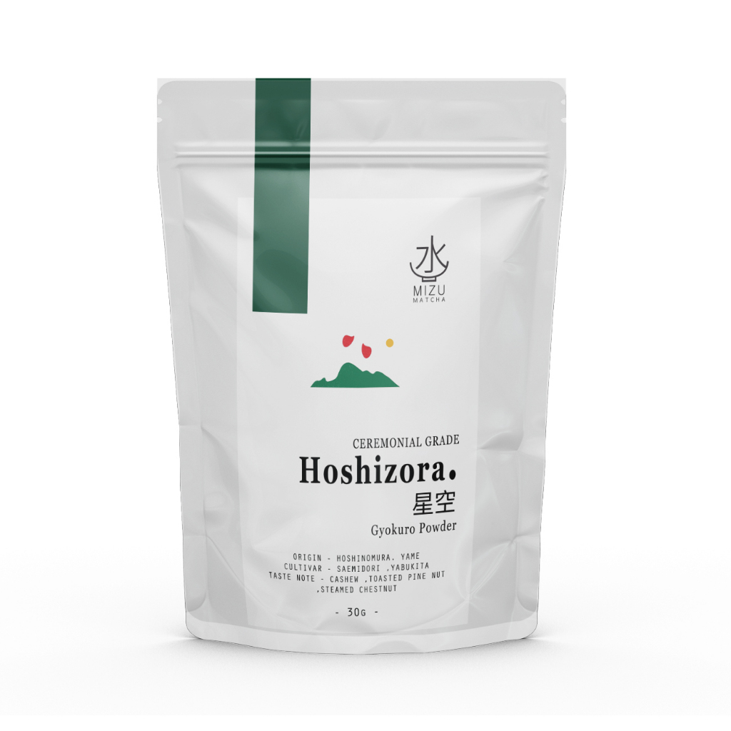 Mizumatcha | ผง Gyokuro Powder จาก หมู่บ้าน Hoshinomura เมือง Yame จังหวัด Fukuoka | เทสโน๊ต ถั่วเข้มๆ บอดี้แน่นๆ