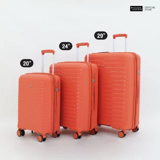 กระเป๋าเดินทาง WAGON วัสดุ ArmorFlex™ PP หนาแน่นพิเศษ ทนทานสูง คืนตัวดีเยี่ยม by BAGGAGE LUGGAGE [รับประกัน 3 ปี]
