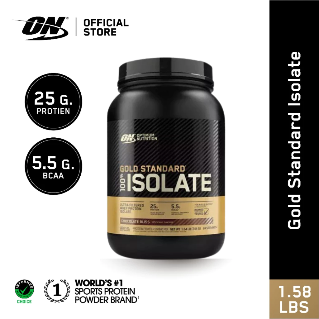 Optimum Nutrition Gold Standard Isolate Whey Protein 1.58 Lb เวย์โปรตีนแบบไอโซเลท