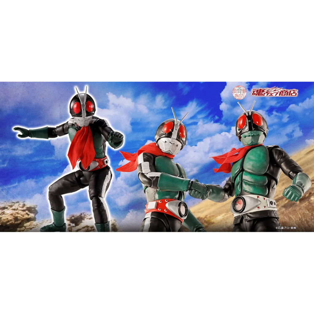 S.H.Figuarts (SHINKOCCHOU SEIHOU) MASKED RIDER 2 (MASKED RIDER vs SHOCKER Ver.) มือ1 พร้อมส่ง