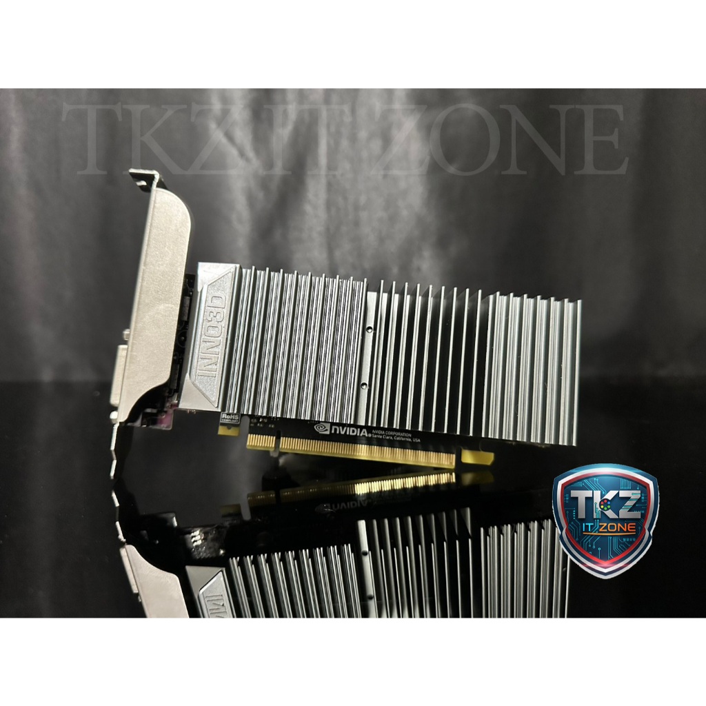 การ์ดจอ(graphic card) INNO3D GEFORCE GT 1030 2GB DDR5 มือสอง  (ไม่ต่อไฟเพิ่ม)