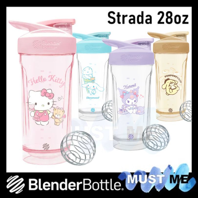 [Strada]แก้วเชค Blender Bottle Exclusive Taiwan Licensed รุ่น Strada แก้วShake BlenderBottleลายลิขสิทธิ์ Sanrio ของแท้
