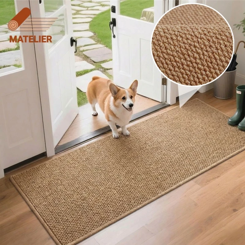 MATELIER พรมดักฝุ่น พรมปูพื้น พรมกันลื่น เช็ดเท้าแมว กันฝุ่น กันเปื้อน ขนาดใหญ่ 150/180ซม.