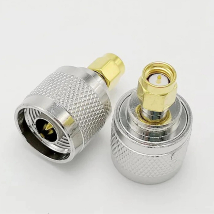 N-Type To SMA Connector อะแดปเตอร์ N ชาย SMA ชาย RF Coaxial Adapter เชื่อมต่อ 1Pcs