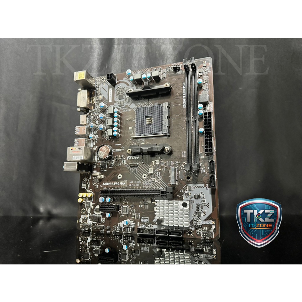 เมนบอร์ด (mainboard) MSI A320M-A PRO MAX (socket AM4)