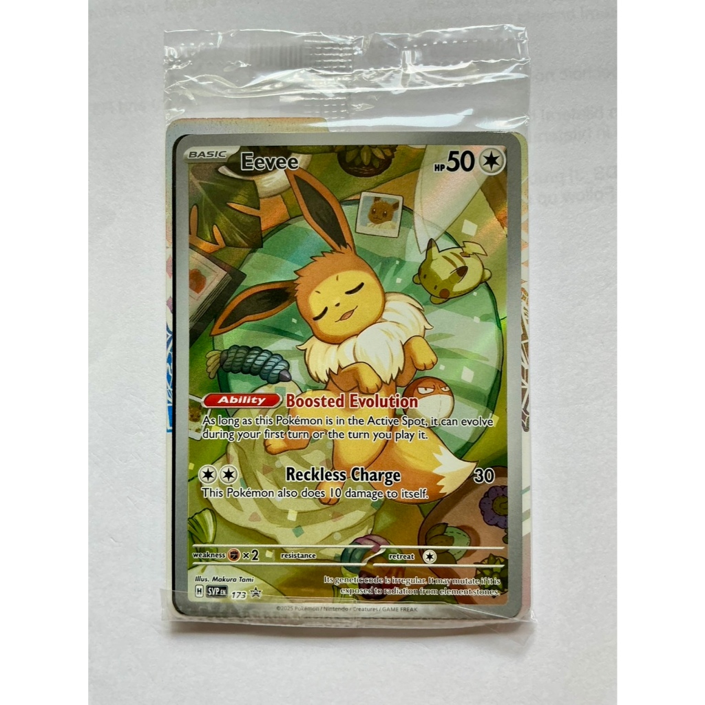 พร้อมส่งจากไทย Eevee 173 Pokemon ETB Prismatic Evolutions Promo SEALED